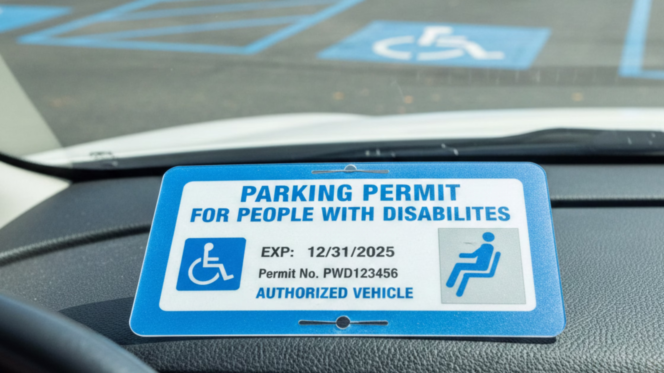 parking permit for people with disabilities